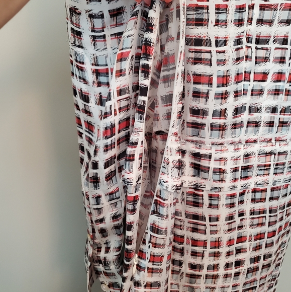 Burberry scribble check silk dress size 0 - Picture 15 of 15